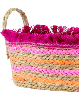 9122 PANIERS OVALES ZAHARA STRIPES 3P